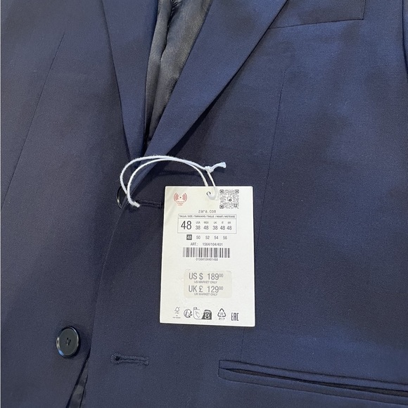 ZARA ORIGINS BLAZER - Picture 5 of 6